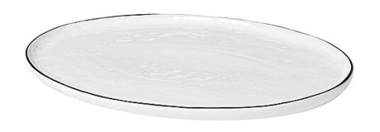 Broste Copenhagen Salt oval tallerken 20x30 cm