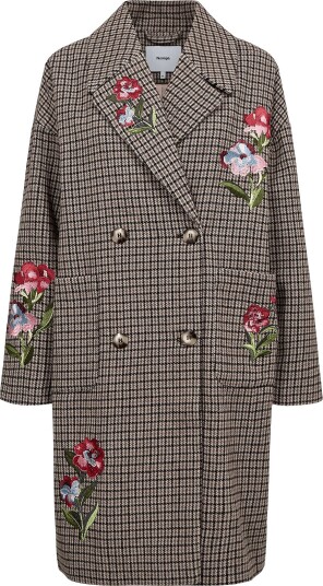 Nümph Nuelana Embroidery Coat Brown M/L Nümph Nuelana Embroidery Coat Brown M/L
