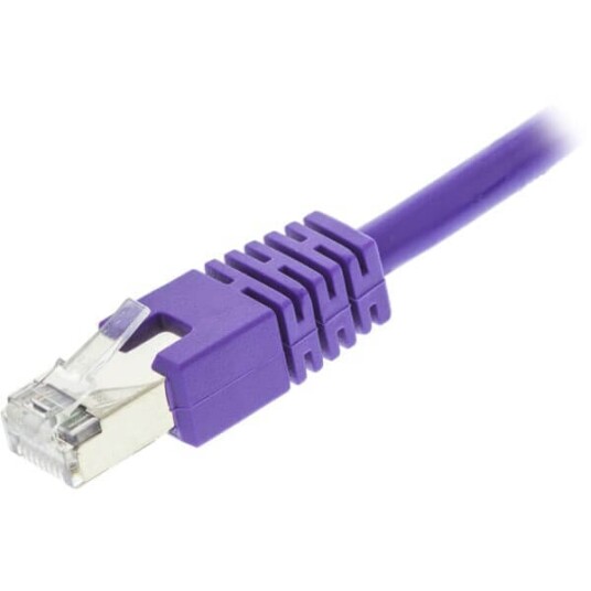 Deltaco Cat6 5m Lilla - Ethernet-kabel