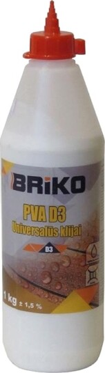 Briko Universell Tre-Pva-Lim D3 1kg Briko Universell Tre-Pva-Lim D3 1kg