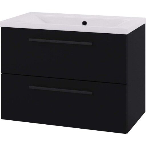 Linn Bad Ingrid underskap 80x45,6 cm matt sort