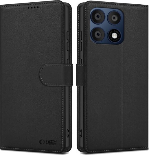 Tech-Protect Lommeboketui til Motorola Edge 70 Pro 5G - Svart