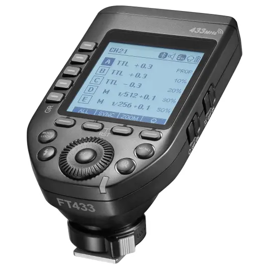 Godox FT433C TTL Wireless Flash Trigger Trådløs Flash Trigger for Canon