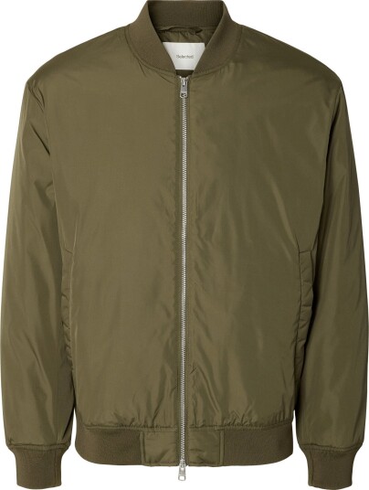 Selected Slmcharles Bomber Jkt Noos Khaki green XL
