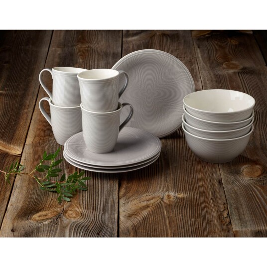 Color Loop Natural Like frokostsett i 12 deler Color Loop Natural Like frokostsett i 12 deler
