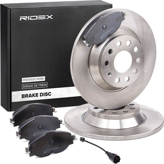 Bremseskiver og -klosser RIDEX 3405B0938