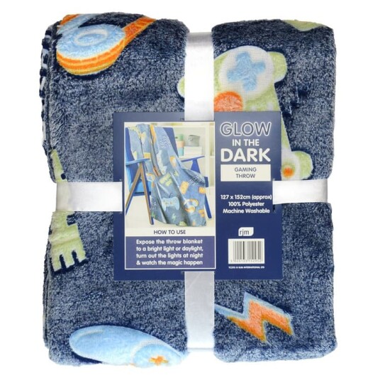 Gaming RJM Glow In The Dark Fleece Blanket