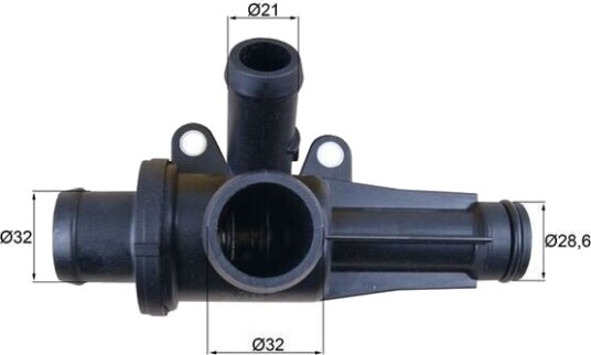 Termostat MAHLE ORIGINAL TH 45 87 Termostat MAHLE ORIGINAL TH 45 87
