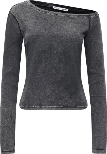 Ahlvar Gallery Chiney Jersey Blouse WASHED BLACK XL