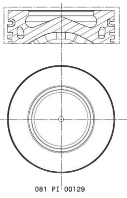 Stempel MAHLE 081 PI 00129 000 Stempel MAHLE 081 PI 00129 000