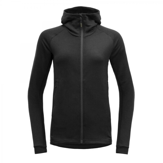 Devold  Nibba Merino Hood Ulljakke Dame - 960A CAVIAR XS