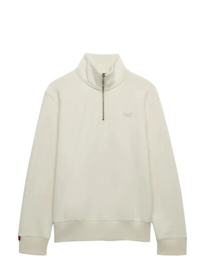 Superdry Essential Logo Half Zip Cream XXL
