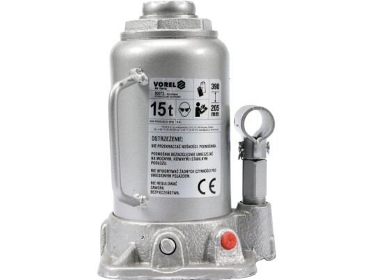 Vorel Hidraulinis Stūmoklinis Kėliklis 15T 205 390Mm 80072 Vorel Hidraulinis Stūmoklinis Kėliklis 15T 205 390Mm 80072