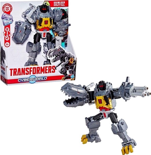Transformers Grimlock Chomp & Battle Dinosaurs Figur for Barn Transformers Grimlock Chomp & Battle Dinosaurs Figur for Barn