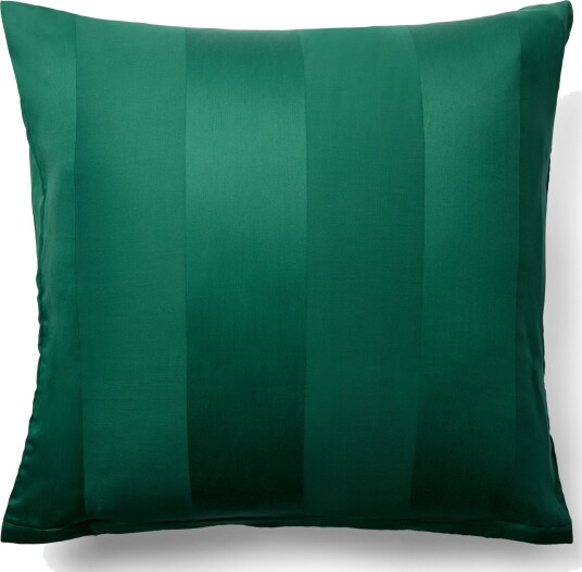 By Borg Putetrekk 60x63 cm 100% bomullssateng Lone grønn Stripet jacquardvevd Ekstra mykt By Borg Putetrekk 60x63 cm 100% bomullssateng Lone grønn Stripet jacquardvevd Ekstra mykt