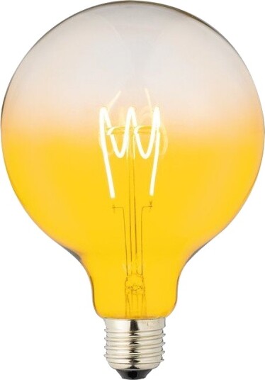 Spl E27 4W dimbar LED pære G125 Flex Filament Gul 140lm Dimbar : Dimbar Spl E27 4W dimbar LED pære G125 Flex Filament Gul 140lm Dimbar : Dimbar