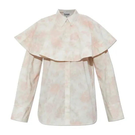 Ganni Dame Bluser & Skjorter Beige S