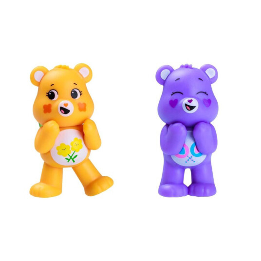 Care Bears Figur – Pocket Stars 2 stk 5 cm – Friend Bear og Share Bear