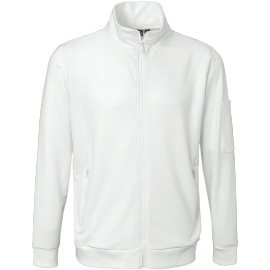 JOBELINE Sweatshirtjakke til herre Saloa Størrelse S Hvit