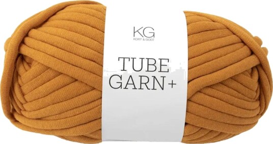Kort og Godt Tubegarn+ 7mm Brun-Oransje 4193, 120g