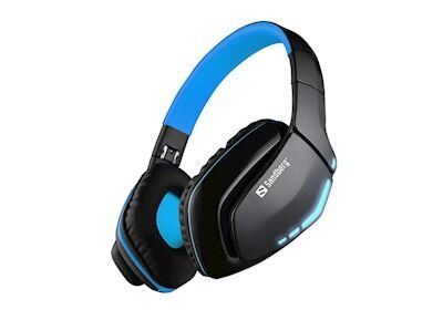 Sandberg Blå Storm Wireless Headset Over-Ear Blå Sandberg Blå Storm Wireless Headset Over-Ear Blå