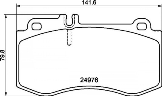 Bremseklosser HELLA 8DB 355 014 821