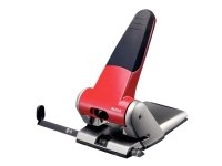 Hulmaskine Leitz til 65 ark / 6.5 mm - støbt aluminium - rød