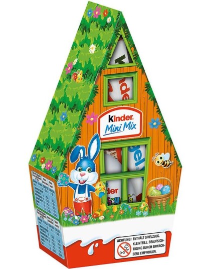 Kinder Mini Mix House   Forskjellige Kinder Sjokolader 78 gram