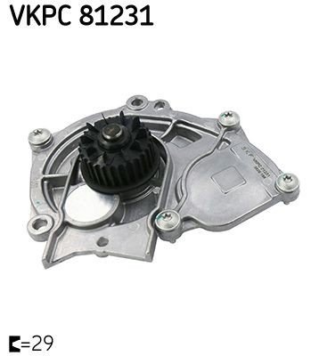SKF VKPC 81231 Vannpumpe SKF VKPC 81231 Vannpumpe