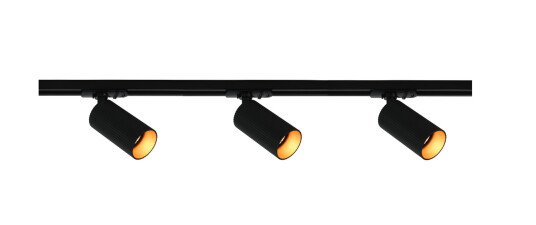Other Brand Vox Grooves 1 meter spotskinne med 3 spotter. - Svart