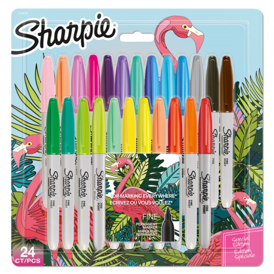 Sharpie Flamingo Fine Marker 24-set Sharpie Flamingo Fine Marker 24-set