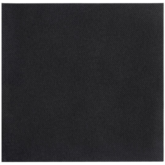 GARCIA DE POU Serviett Arla 40x40cm; 40x40 cm (BxL); Svart; 50 Stykk / Forpakning