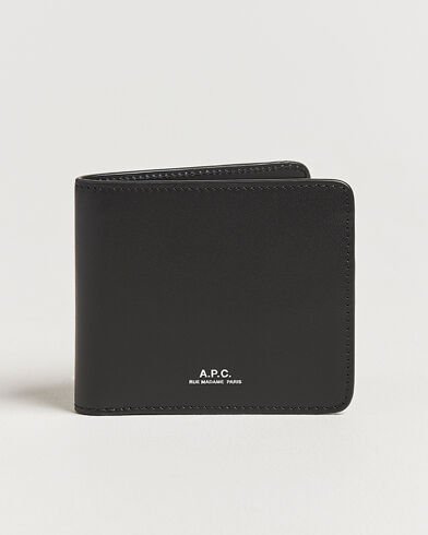 A.P.C. Calf Leather Wallet Black