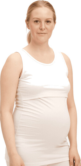 BBcomfort Organic Amme Singlet White (L)
