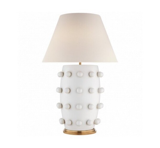 Linden bordlampe hvit