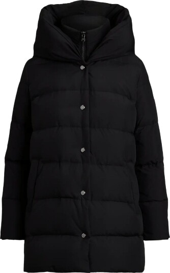 Lauren Ralph Lauren Hooded Down Coat BLACK XXL