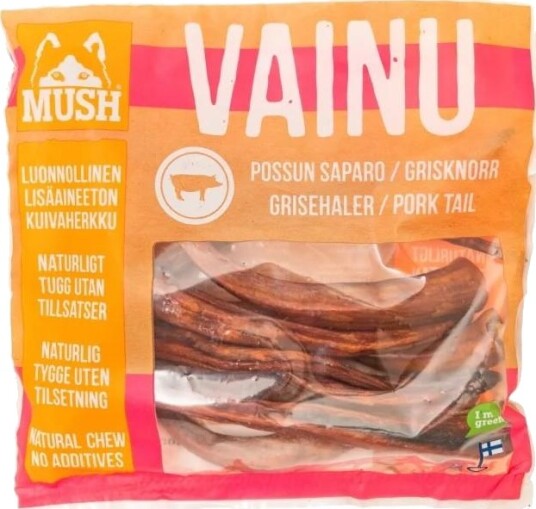 Mush Vainu Tørkede Grisehaler 220 G