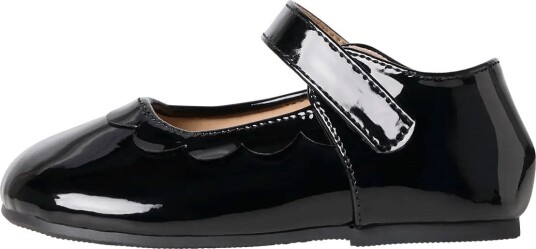 name it Nmfrachel Patent Ballerina - BLACK - 20