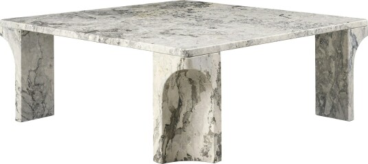 Doric Salongbord 80x80 cm, Stormy Gray