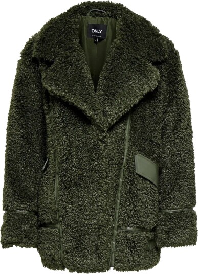 ONLY Onlrowe Teddy Jacket Otw FOREST NIGHT XS ONLY Onlrowe Teddy Jacket Otw FOREST NIGHT XS