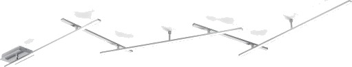 Trio Lighting Indira taklampe 245 cm