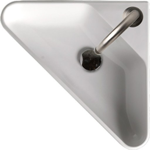 Lavabo Axa Corner servant, 42,5x42,5 cm, hvit Lavabo Axa Corner servant, 42,5x42,5 cm, hvit