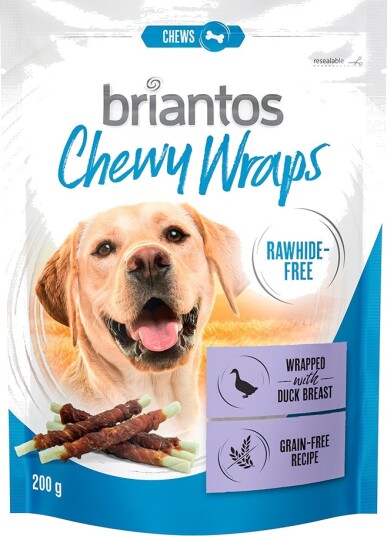 Briantos Chewy Wraps Uten Råhud Til Hunder And 200 G
