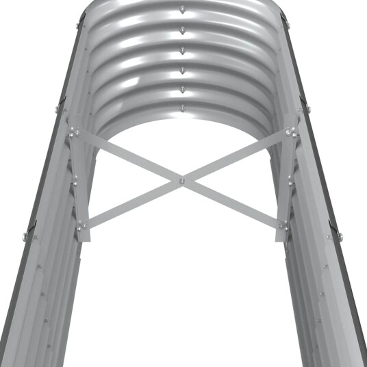 vidaXL Plantekasse pulverlakkert stål 260x40x36 cm antrasitt vidaXL Plantekasse pulverlakkert stål 260x40x36 cm antrasitt