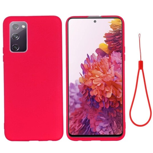 INCOVER Samsung Galaxy S20 FE / S20 FE (5G) Silikon Deksel - Rød