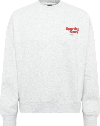 Björn Borg Borg Boyfriend Sweatshirt ULTRA LIGHT GREY MELANGE L Björn Borg Borg Boyfriend Sweatshirt ULTRA LIGHT GREY MELANGE L