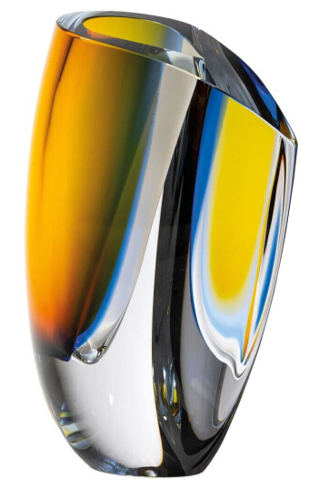 Kosta Boda Mirage vase 31 cm Blå-rav