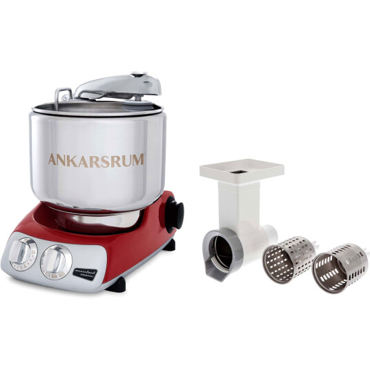 Ankarsrum AKM 6230 kjøkkenmaskin + Grønnsakskutter, rød Ankarsrum AKM 6230 kjøkkenmaskin + Grønnsakskutter, rød