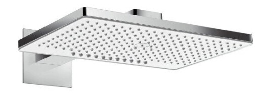 Hansgrohe Rainmaker Select 460 2jet 460x300 mm, m/2 stråletyper, Hvit/Krom