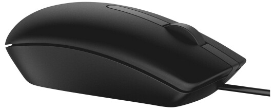 Dell MS116 Kablet USB Mus med Ambidekstriøs Design og 16000 DPI - Svart